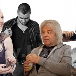 The Voice Mesterek - A zsűri: Malek Andrea, Caramel, Somló Tamás, Mező Misi