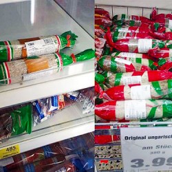 Magyar szalámi külföldön és nálunk Magyar szalámi külföldön és nálunk