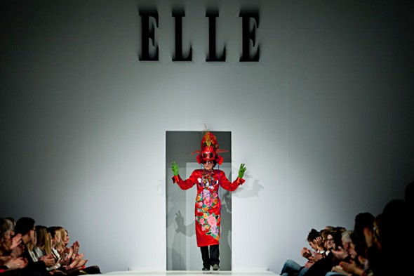 Király Tamás az általa tervezett kreációban még 2013. márciusában (forrás: Origo.hu)