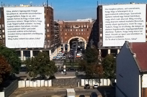 Amatőr fénykép egy szemben lévő lakótól Amatőr fénykép egy szemben lévő lakótól